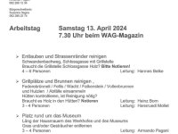 Arbeitstag 13.April